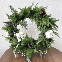 森を守るクリスマスリース